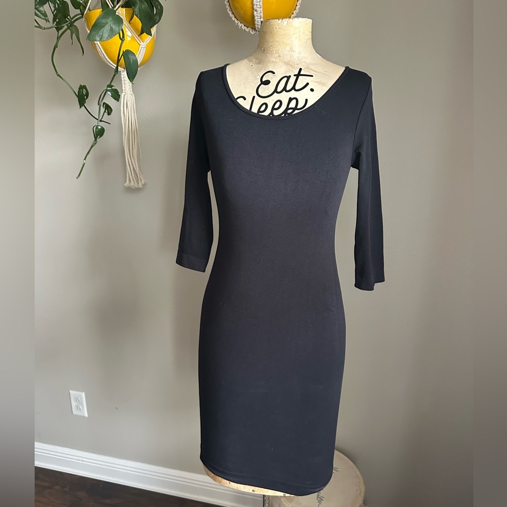 New Without Tags Sugarlips Black Seamless Mini Dress